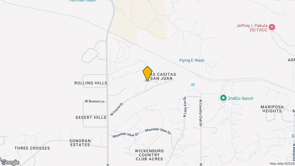 1750 W Yucca Dr Mapa y Detalles de la Ubicación