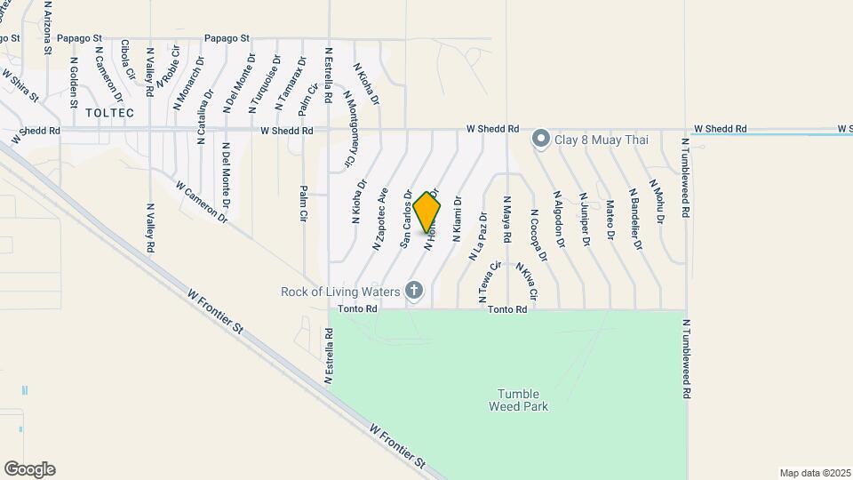 3650 N Hohokam Dr Map and Location Details