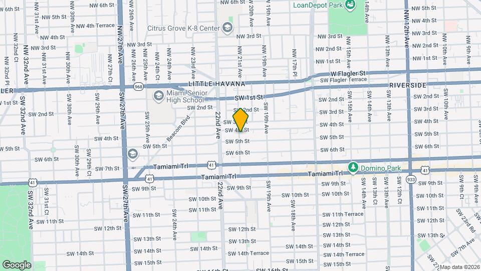 425 SW 21st Ave Map and Location Details