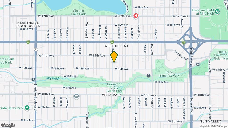 1338 Perry St Map and Location Details