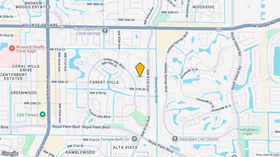 2810 Riverside Dr, Unit 106-A Map and Location Details