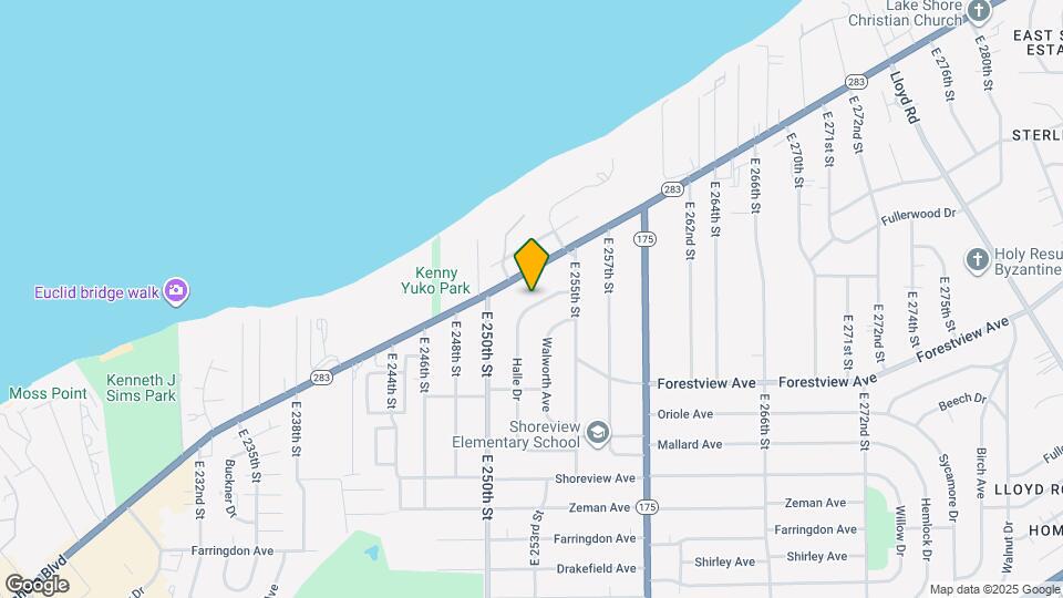 316 Halle Dr Map and Location Details