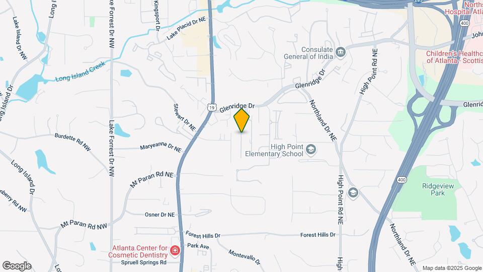 753 Willow Creek Dr NE Map and Location Details