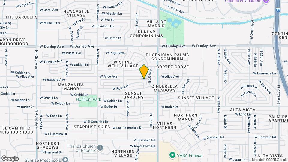 3602 W Ruth Ave Map and Location Details