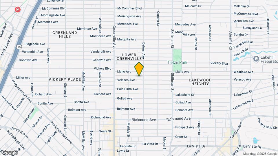 5833 Velasco Ave Map and Location Details