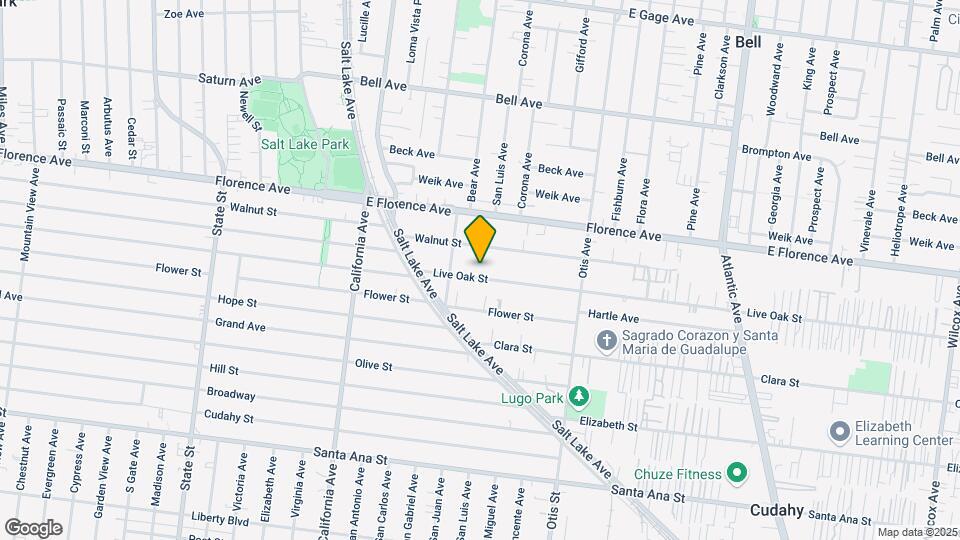 3833-3837 Live Oak St Map and Location Details