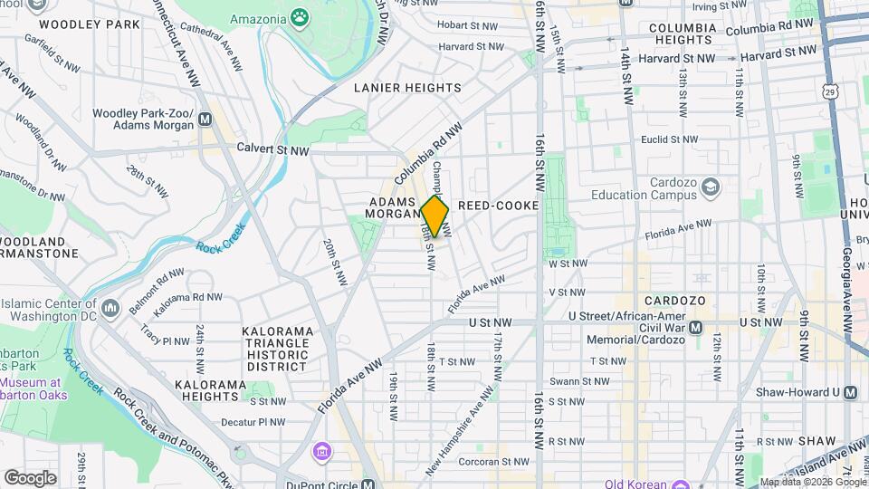 2307 18th St NW Map and Location Details