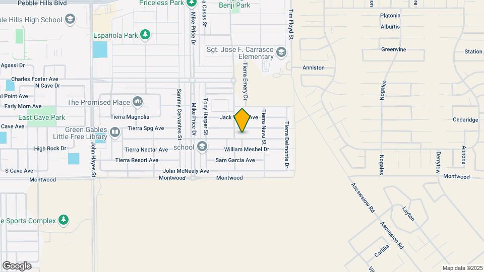 14813 Tierra Fortaleza Ave Map and Location Details