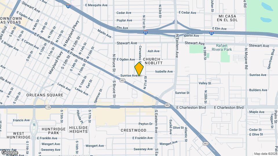 2030 Sunrise Ave Mapa y Detalles de la Ubicación