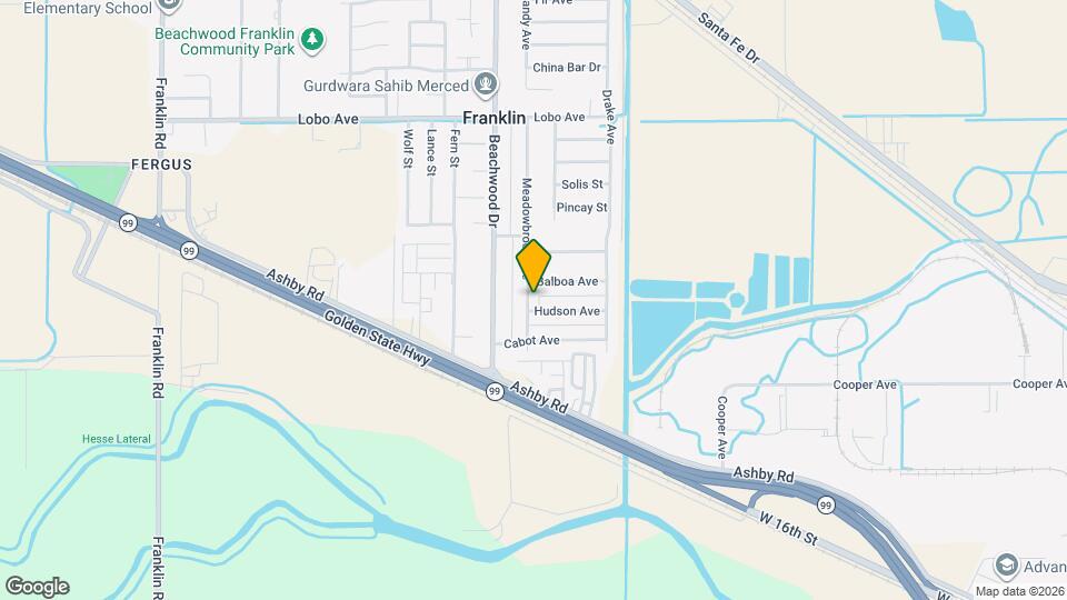 2120 Meadowbrook Ave Map and Location Details