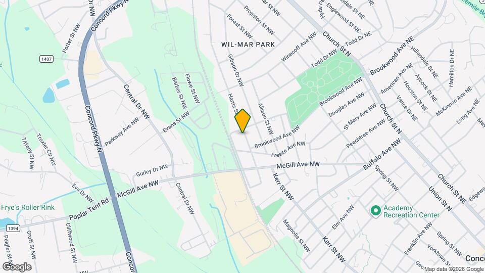 529 Harris St NW Map and Location Details