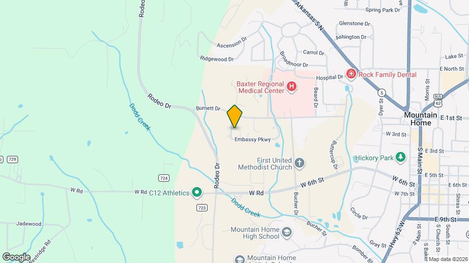 Park West Patio Homes Mapa y Detalles de la Ubicación