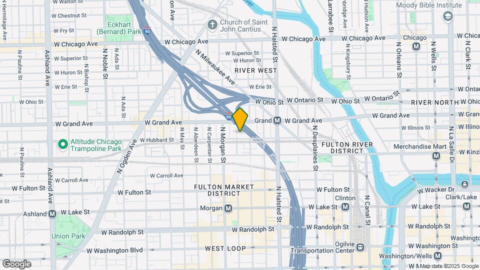 914 W Hubbard Street Mapa y Detalles de la Ubicación