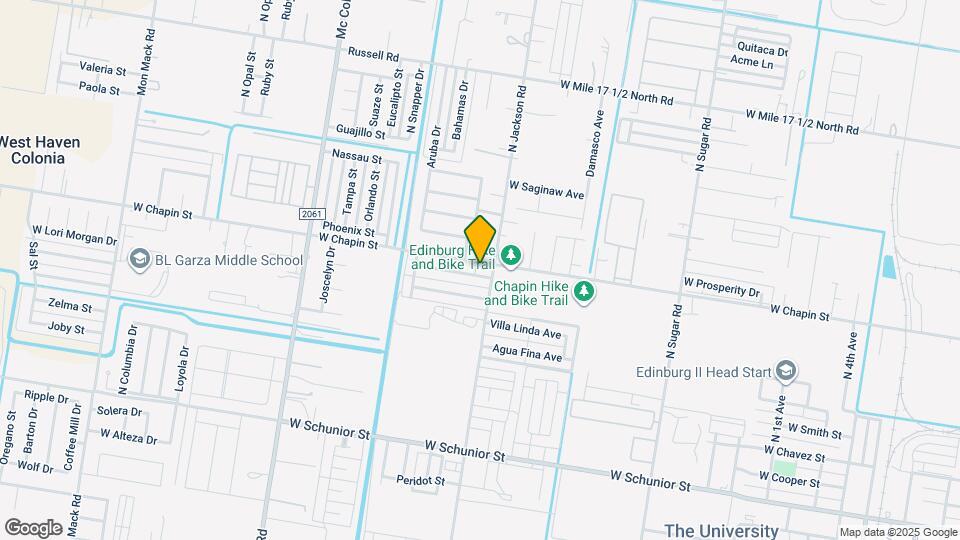2207 W Candlelight Ln Map and Location Details