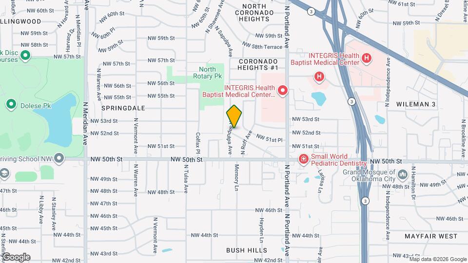 3921 NW 51st St Map and Location Details