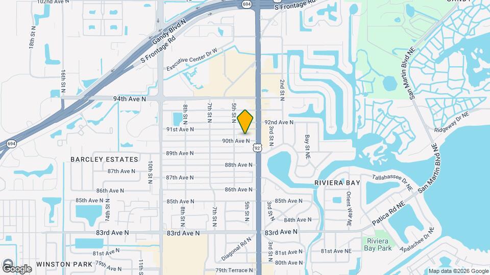 445 90th Ave N Map and Location Details