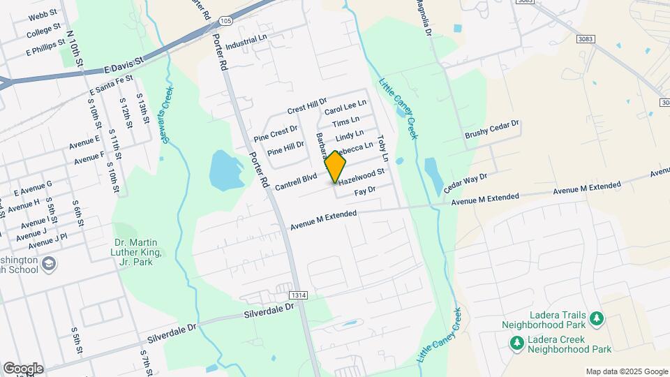 1702 Hazelwood St Mapa y Detalles de la Ubicación