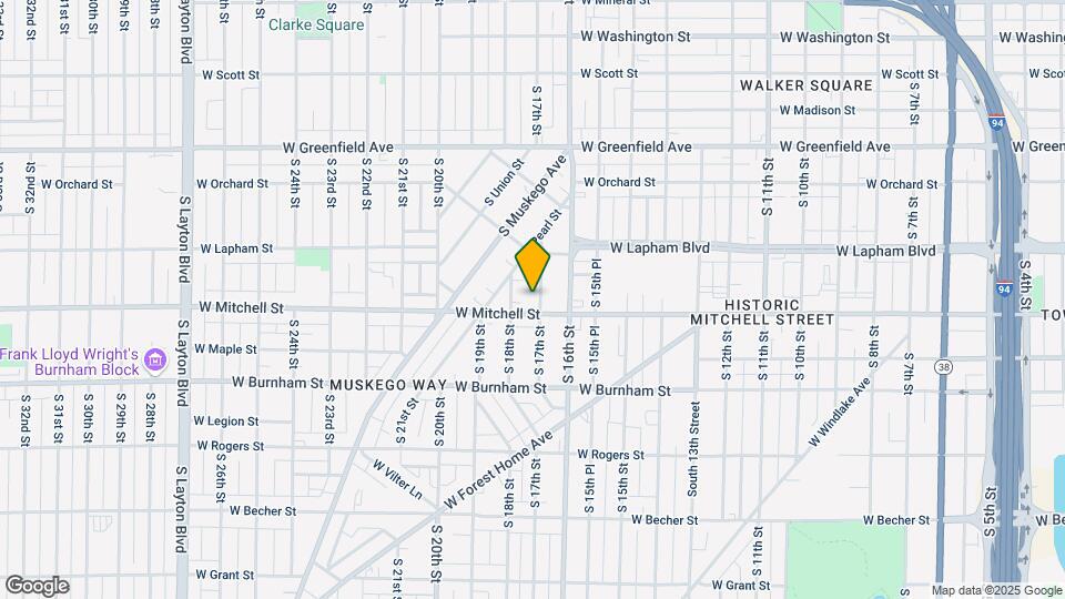 1655 S 17th St Mapa y Detalles de la Ubicación