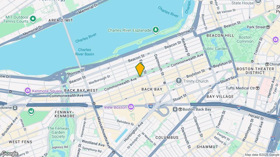 214 Commonwealth Ave Map and Location Details