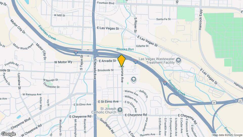 432 E Brookside St Map and Location Details