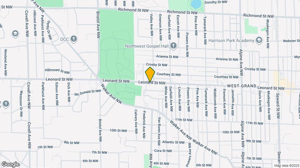 1308 Leonard St NW Map and Location Details