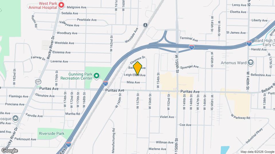 15701 Leigh Ellen Ave Map and Location Details