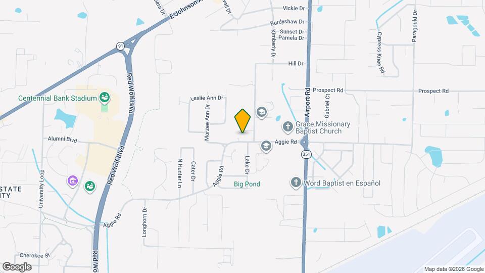 3704 Aggie Rd Map and Location Details