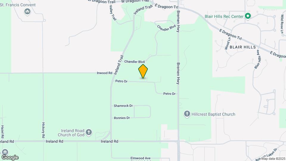 16351 Petro Dr Map and Location Details
