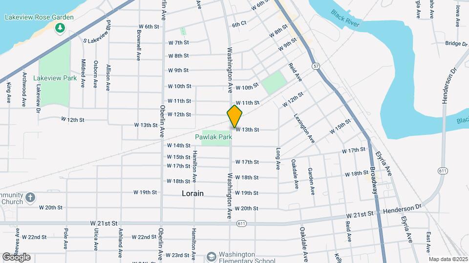 937 W 13th St Map and Location Details