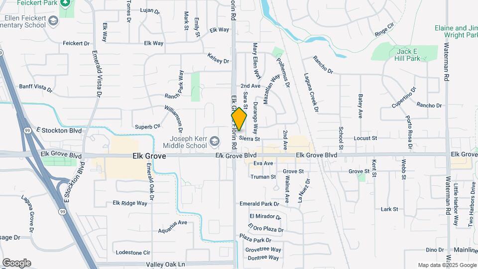 9561 Elk Grove Blvd Map and Location Details