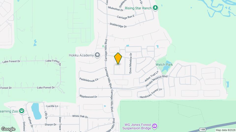 166 Meadow Grove Dr Map and Location Details