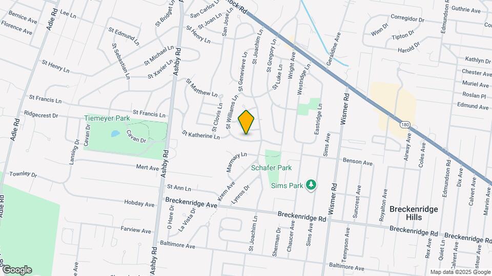 10225 St Katherine Ln Map and Location Details