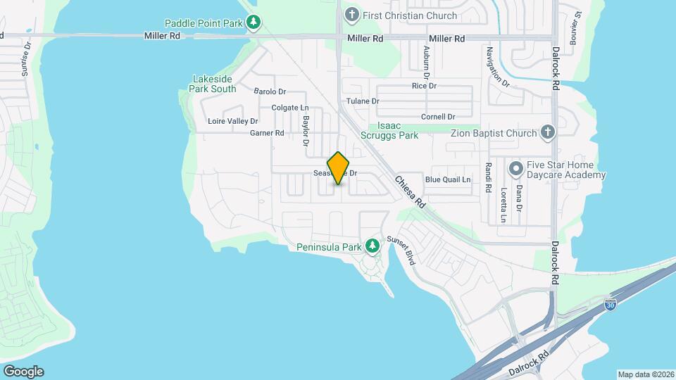 2306 Lakeshore Ln Map and Location Details