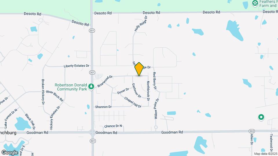 5595 Briarwood Dr Map and Location Details
