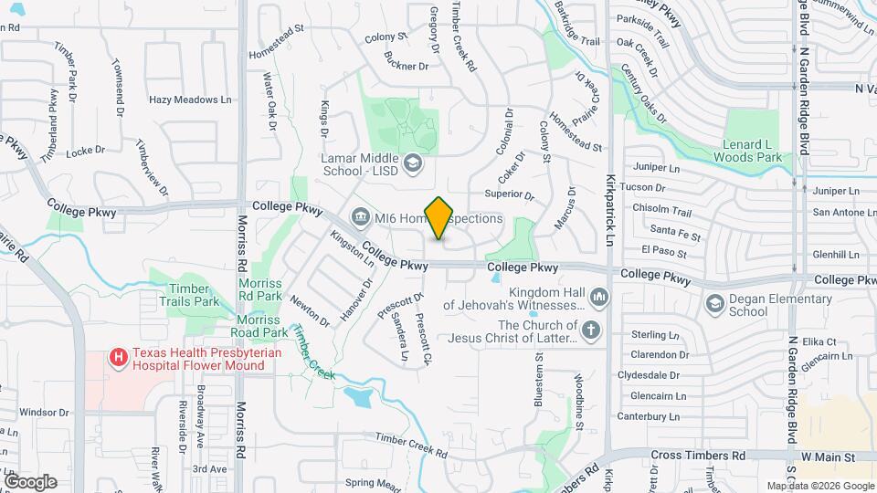 1533 Merritt Dr Mapa y Detalles de la Ubicación