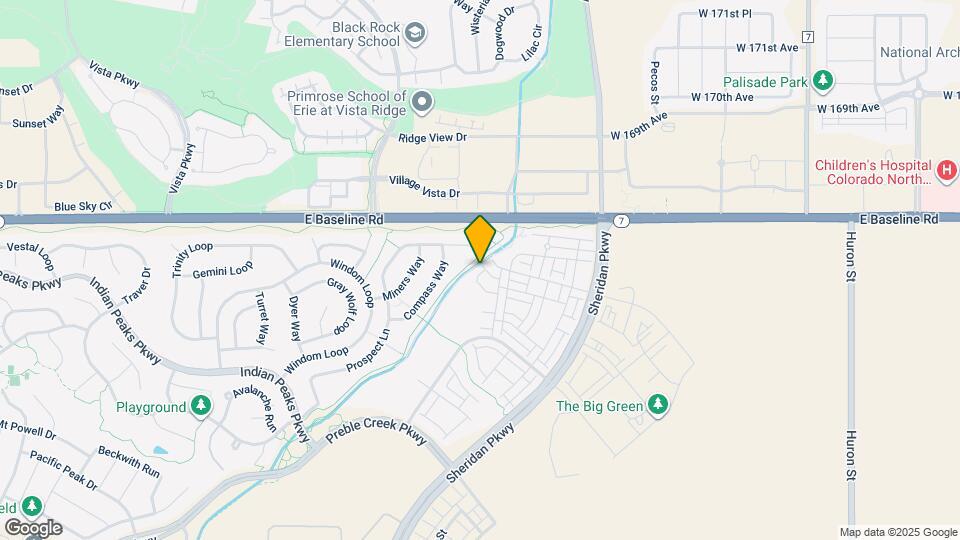 2474 W 167th Ln Map and Location Details