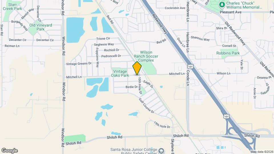 1122 Mitchell Ln Map and Location Details