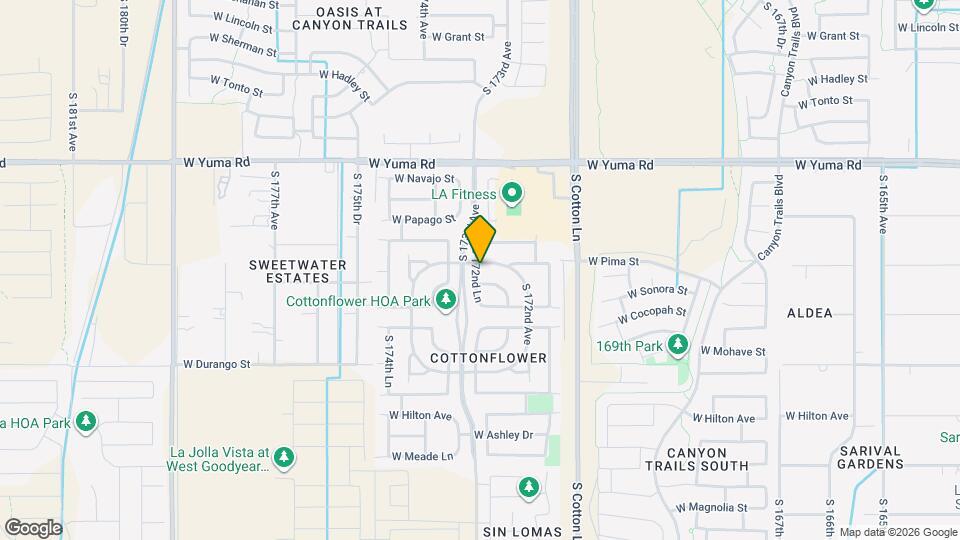 17269 W Pima St Map and Location Details