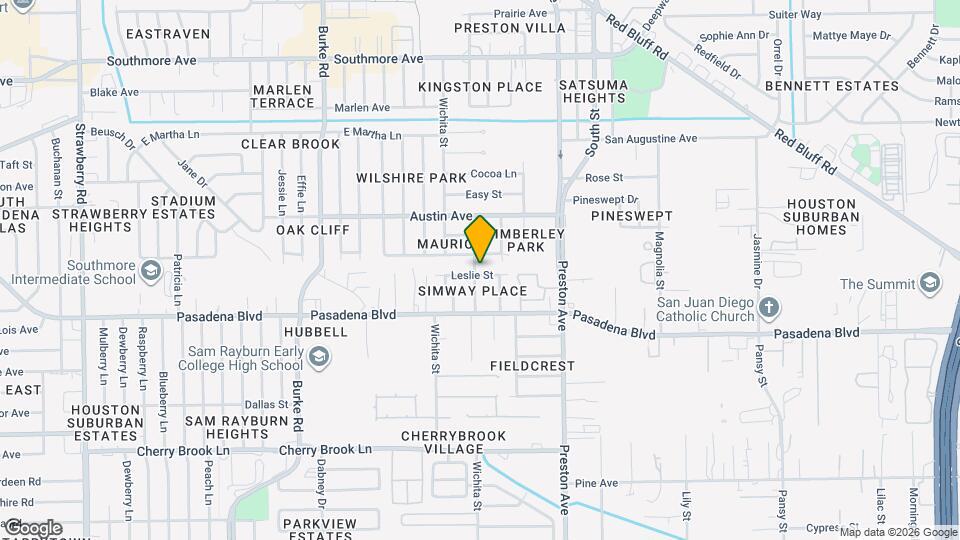 2513 Leslie St Map and Location Details