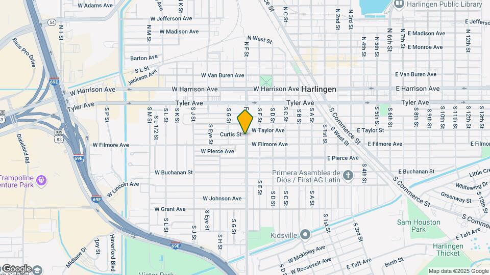 614 F st Map and Location Details