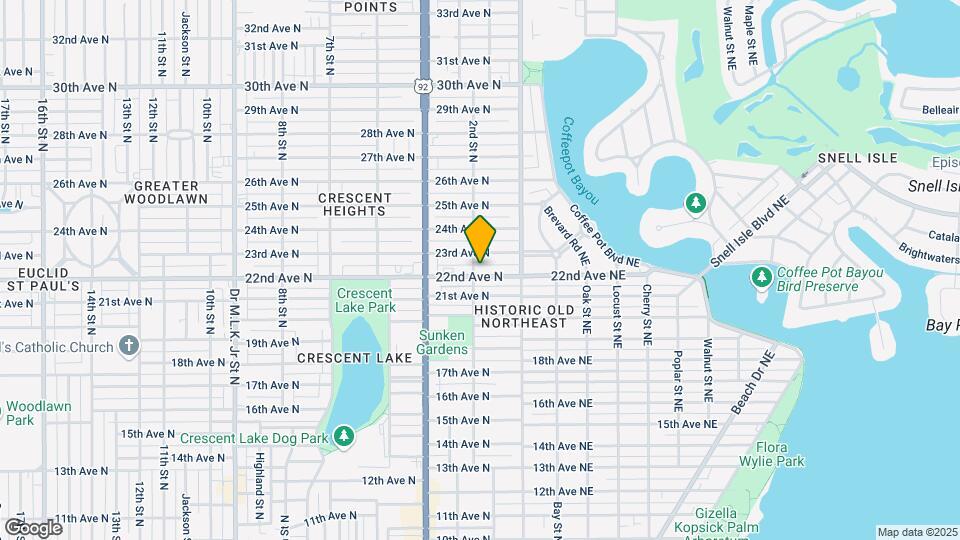 185 22nd Ave N Map and Location Details