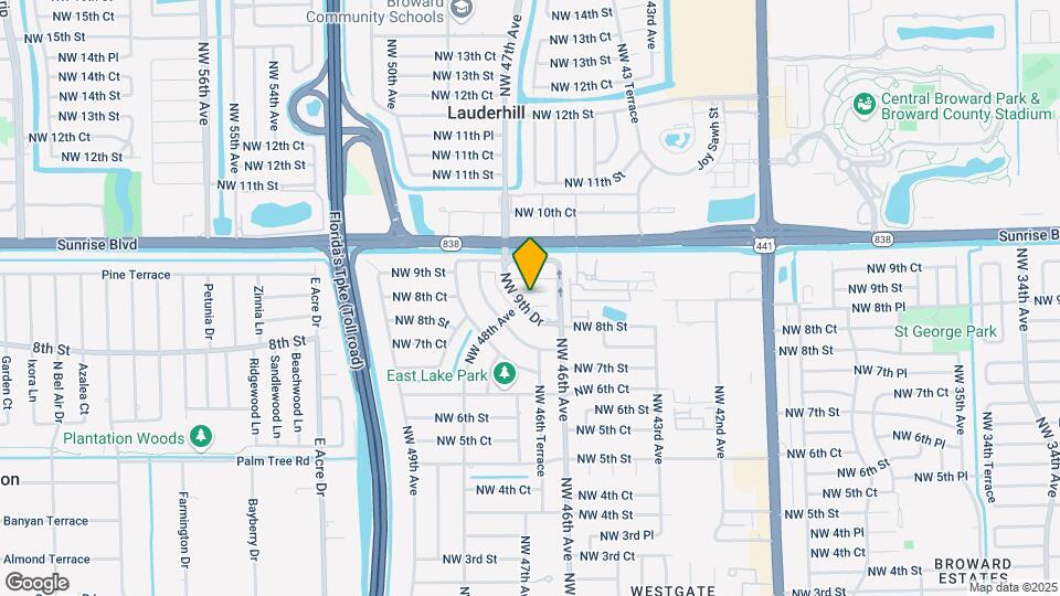 4651 NW 9th Dr Mapa y Detalles de la Ubicación