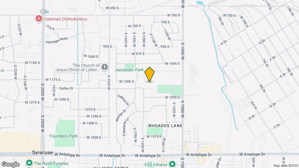 1235 W 1200 S Map and Location Details