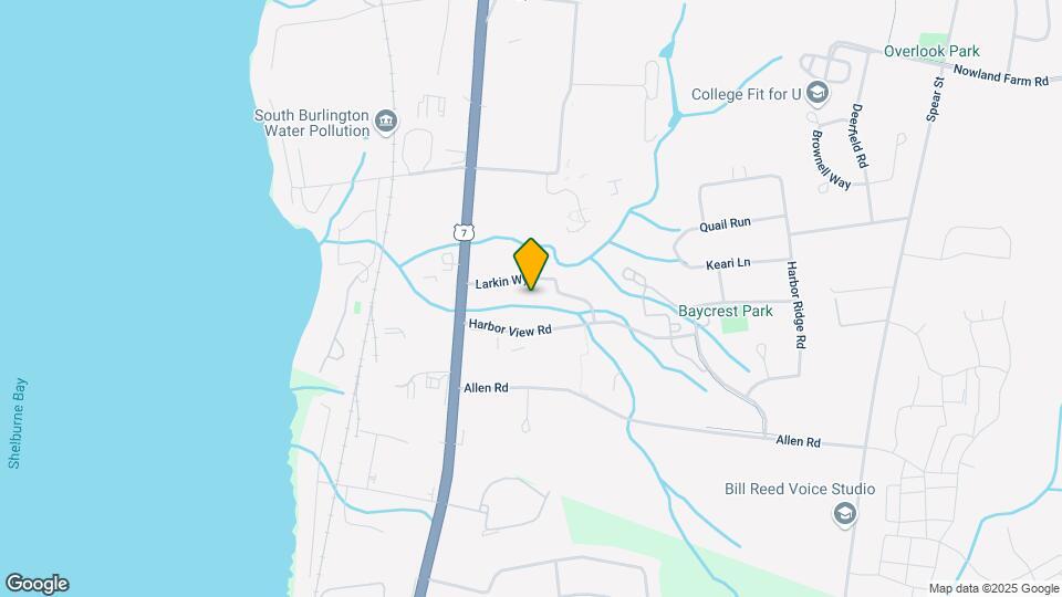 1712 Shelburne Rd Map and Location Details