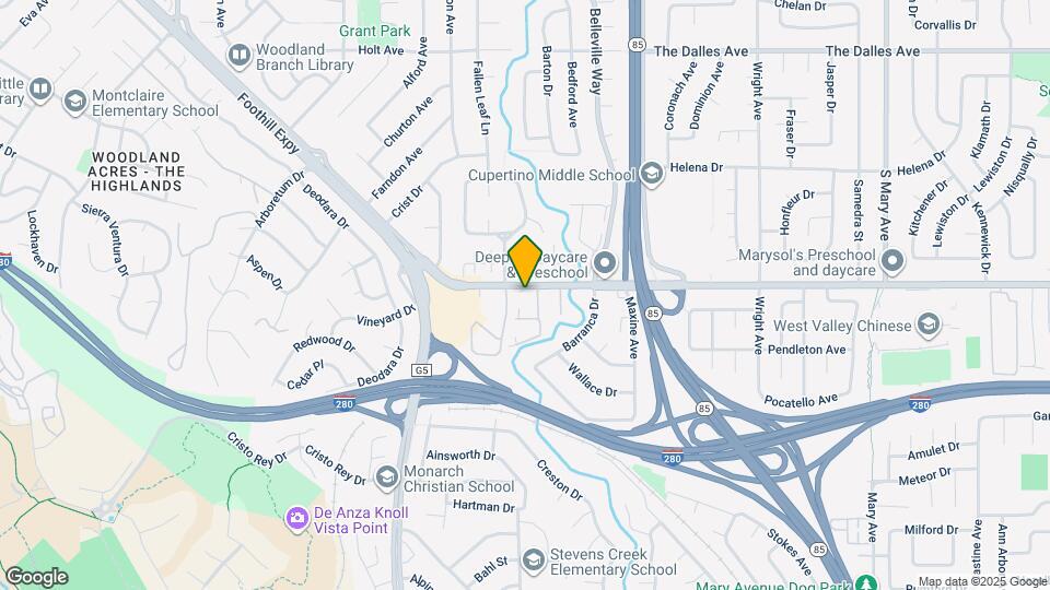 22220 Homestead Rd Map and Location Details