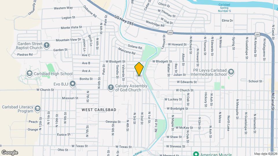 902 Solana Rd Map and Location Details