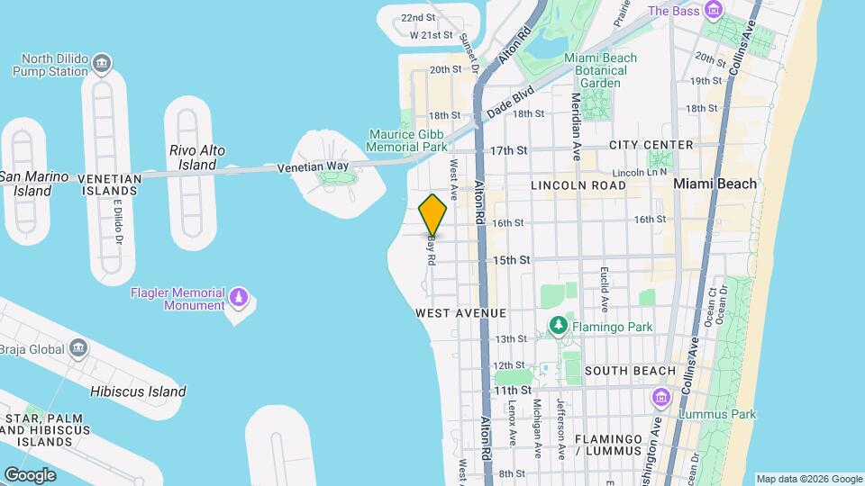 1522 Bay Rd, Unit SI ID1540547P Mapa y Detalles de la Ubicación