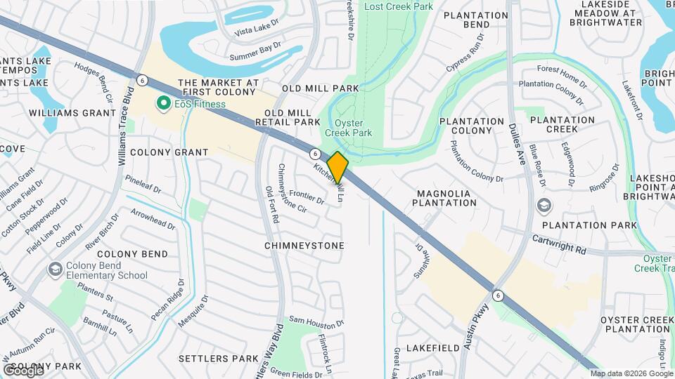 4106 Kitchen Hill Ln Map and Location Details