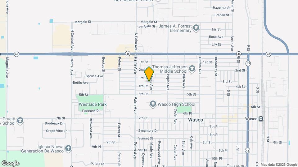 1908 4th St Map and Location Details