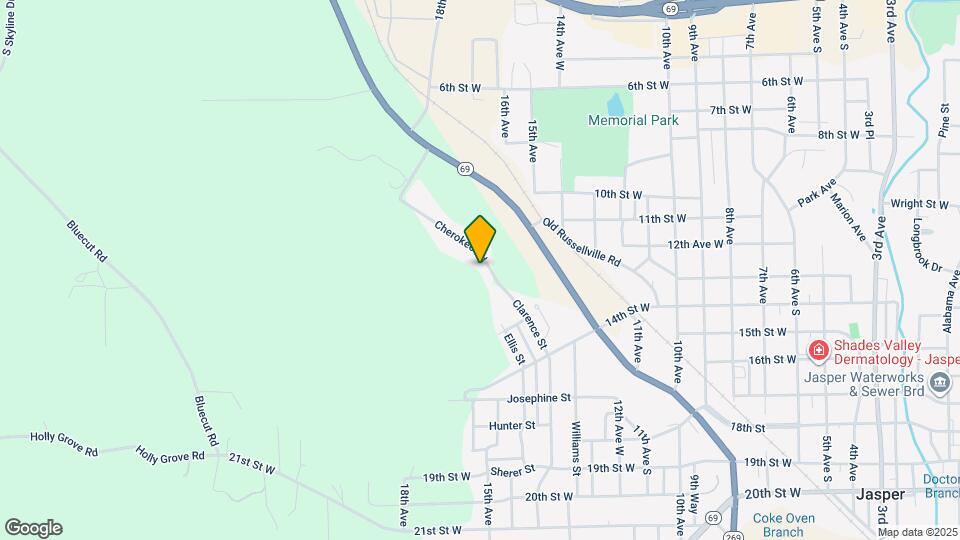 1208 Cherokee Rd Map and Location Details